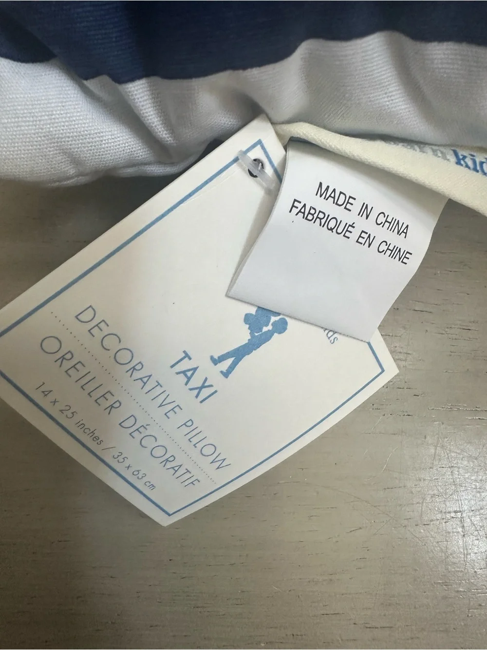 Pottery Barn Kids Taxi Pillow